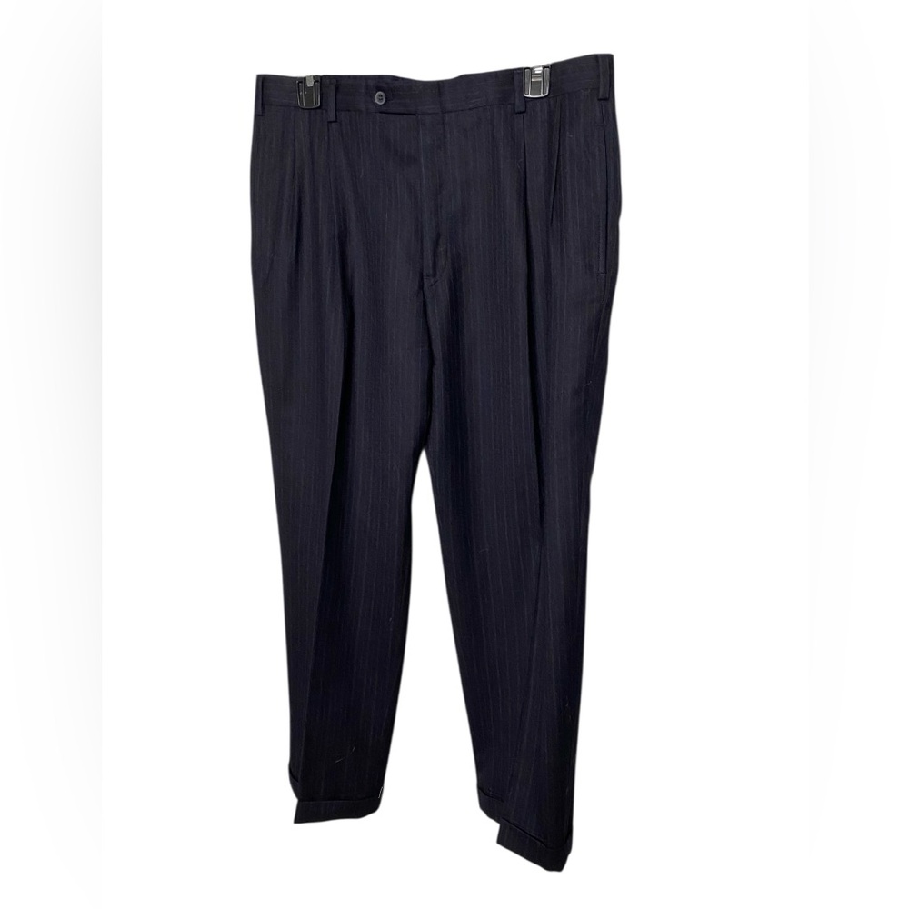 Vintage Dior Black Dress Pants with Pleated Front